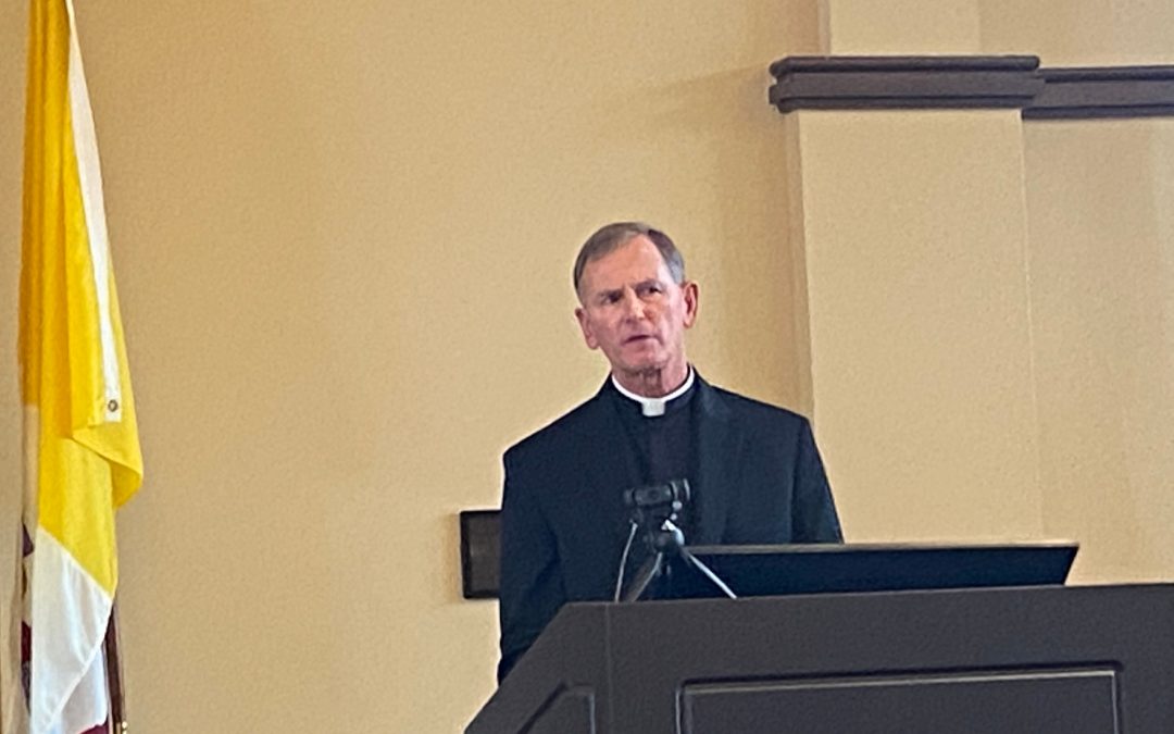 The wisdom shared by Fr. Brett Brannen at our December meeting was truly spirit-filled.